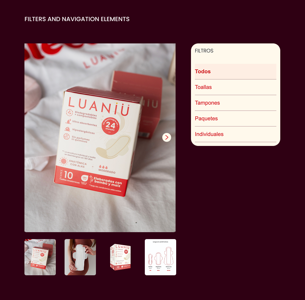 Luaniü filter components