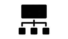 Hierarchy and typography icon