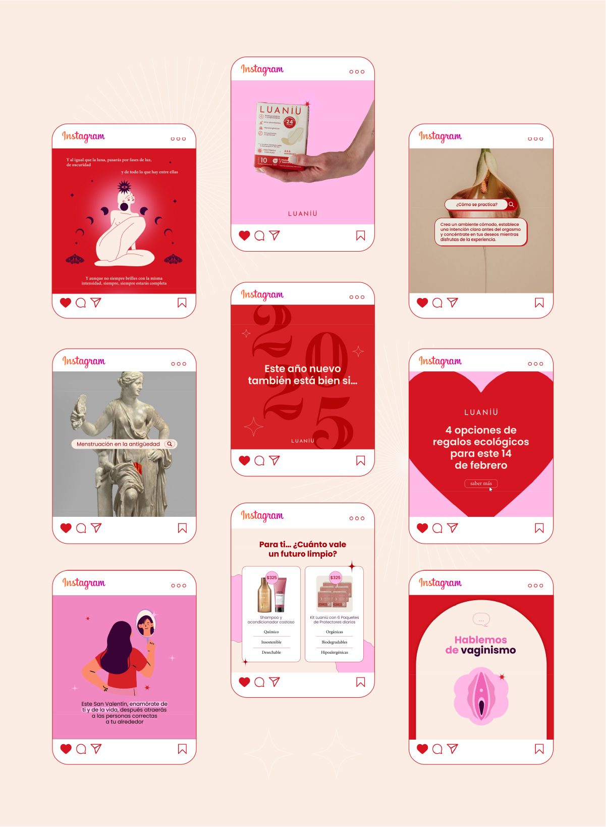 Social Media Content Layout - Comprehensive brand visual communication