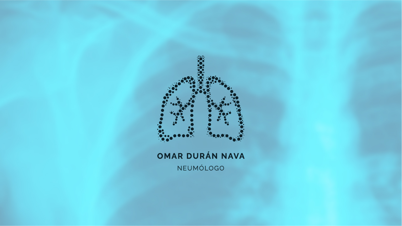 Dr. Omar Durán Logo on Blue Background